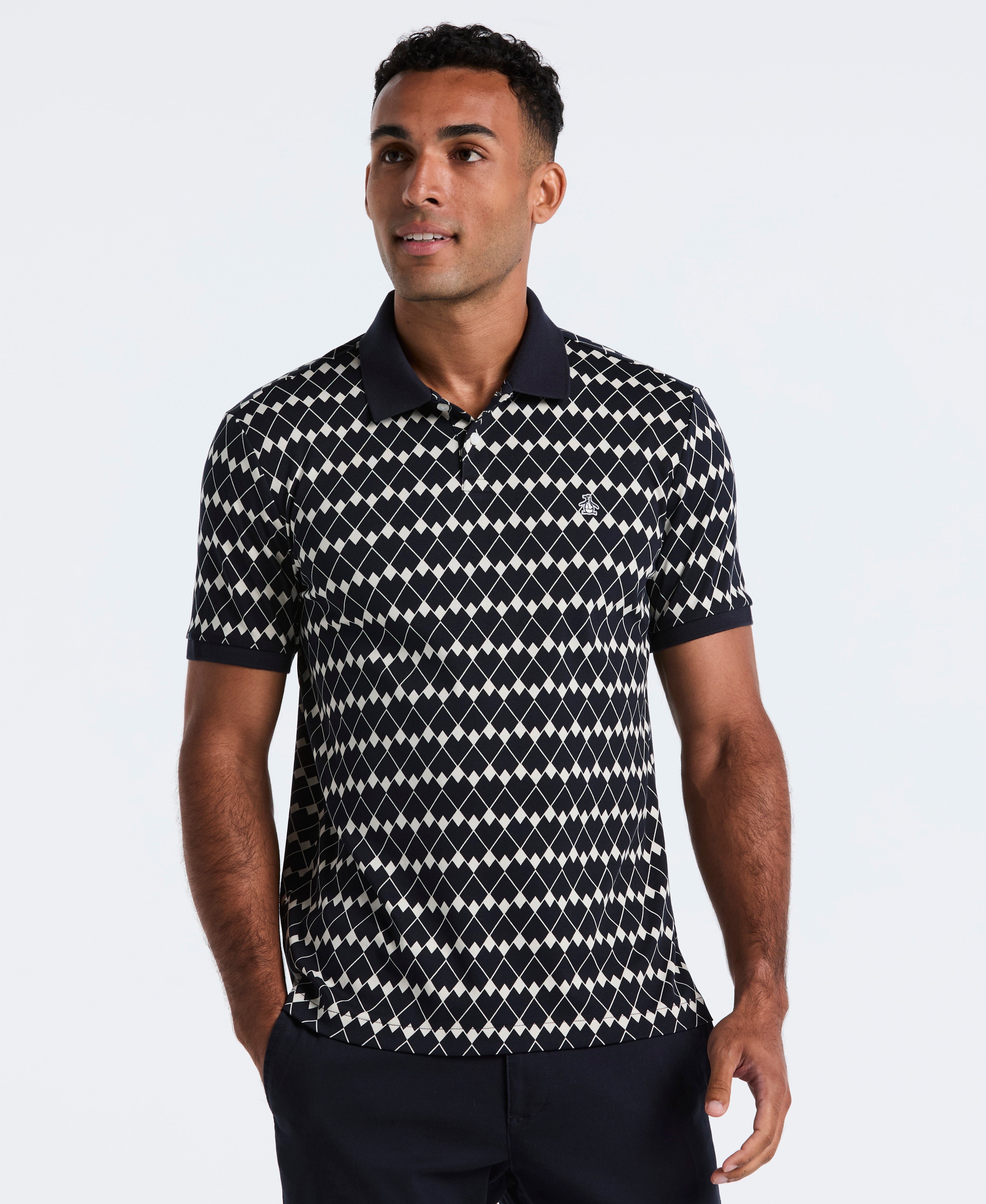 Cotton Flags Print Polo