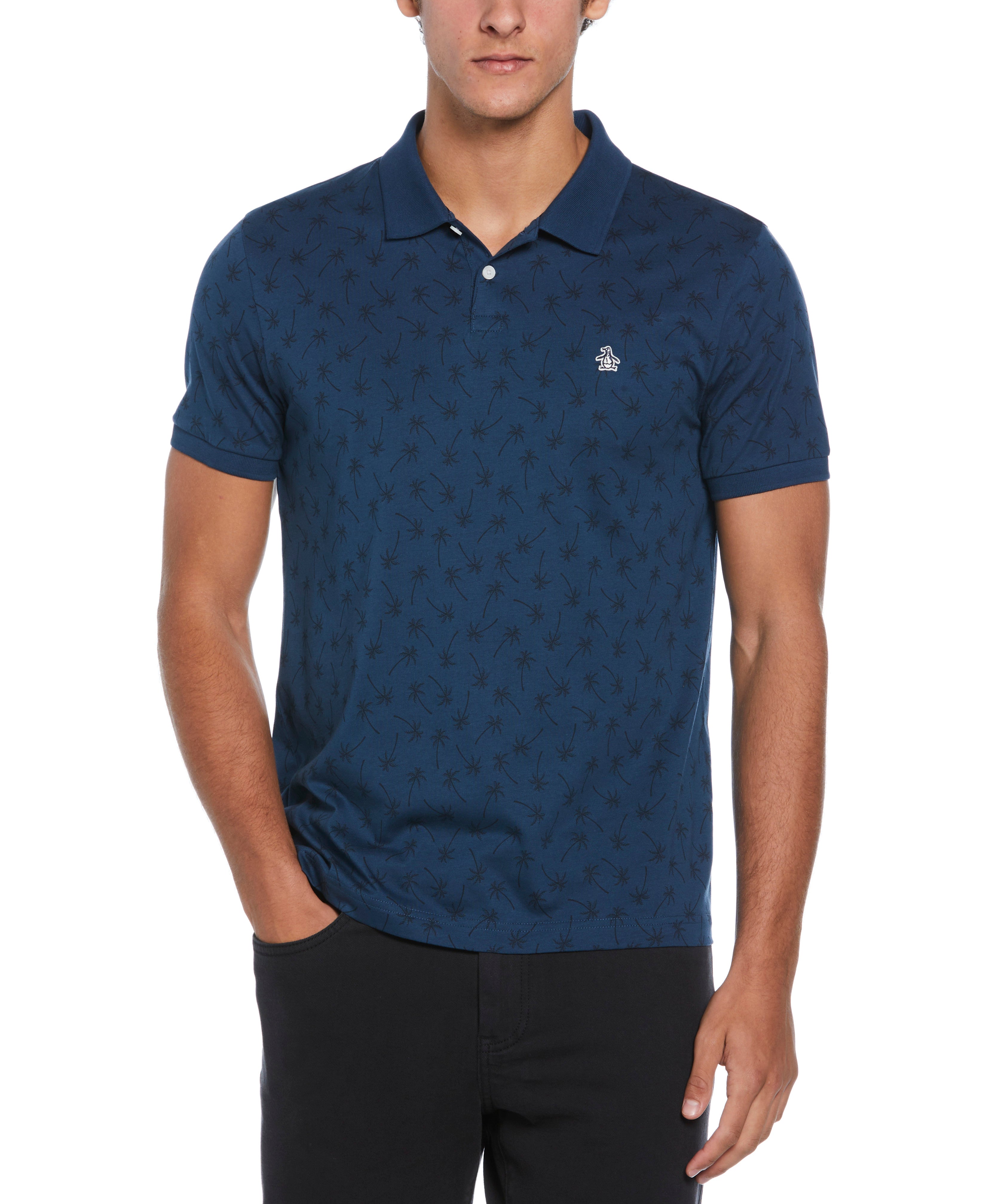 Cotton Jersey Palm Polo