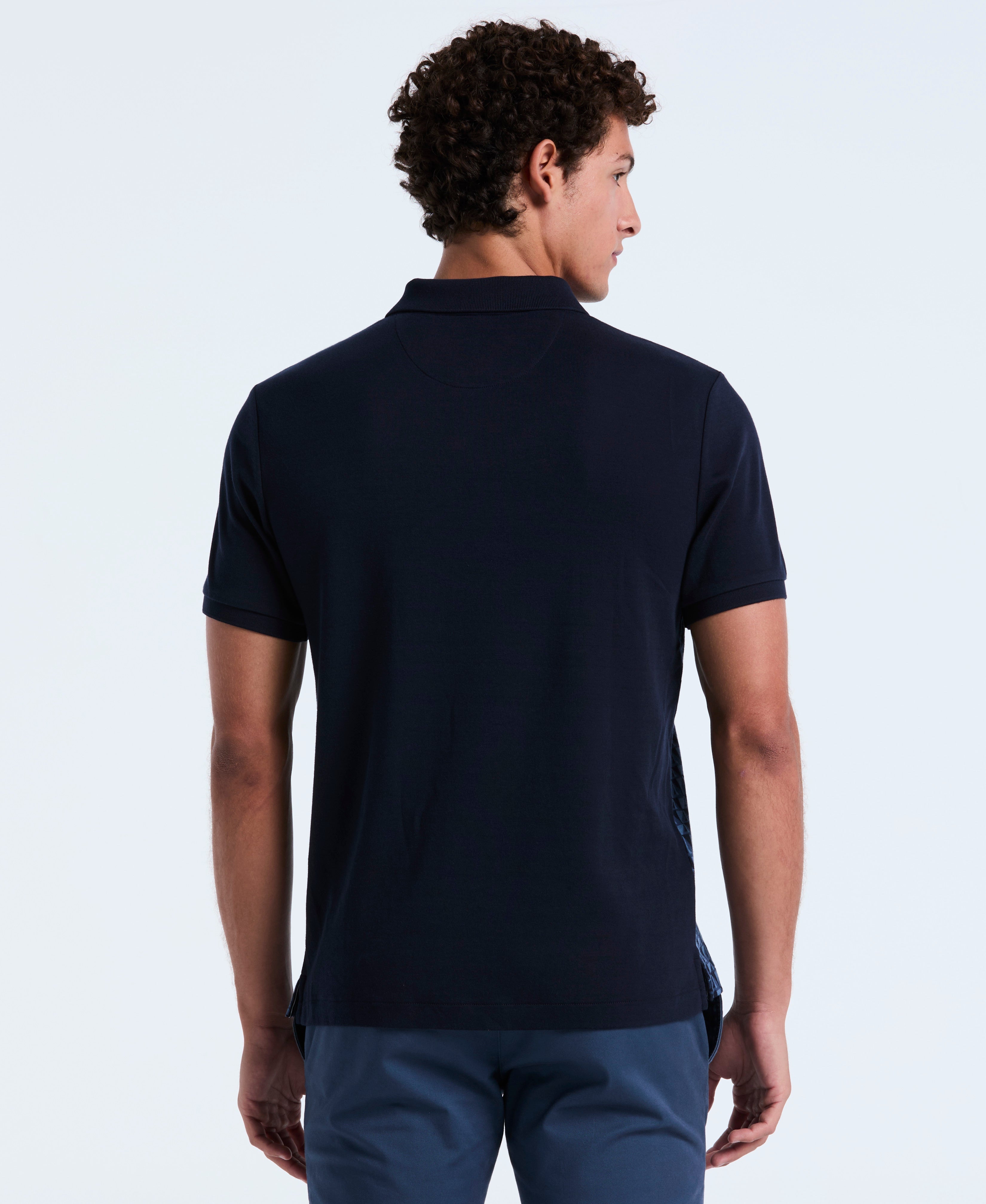 Cotton Martini Print Polo