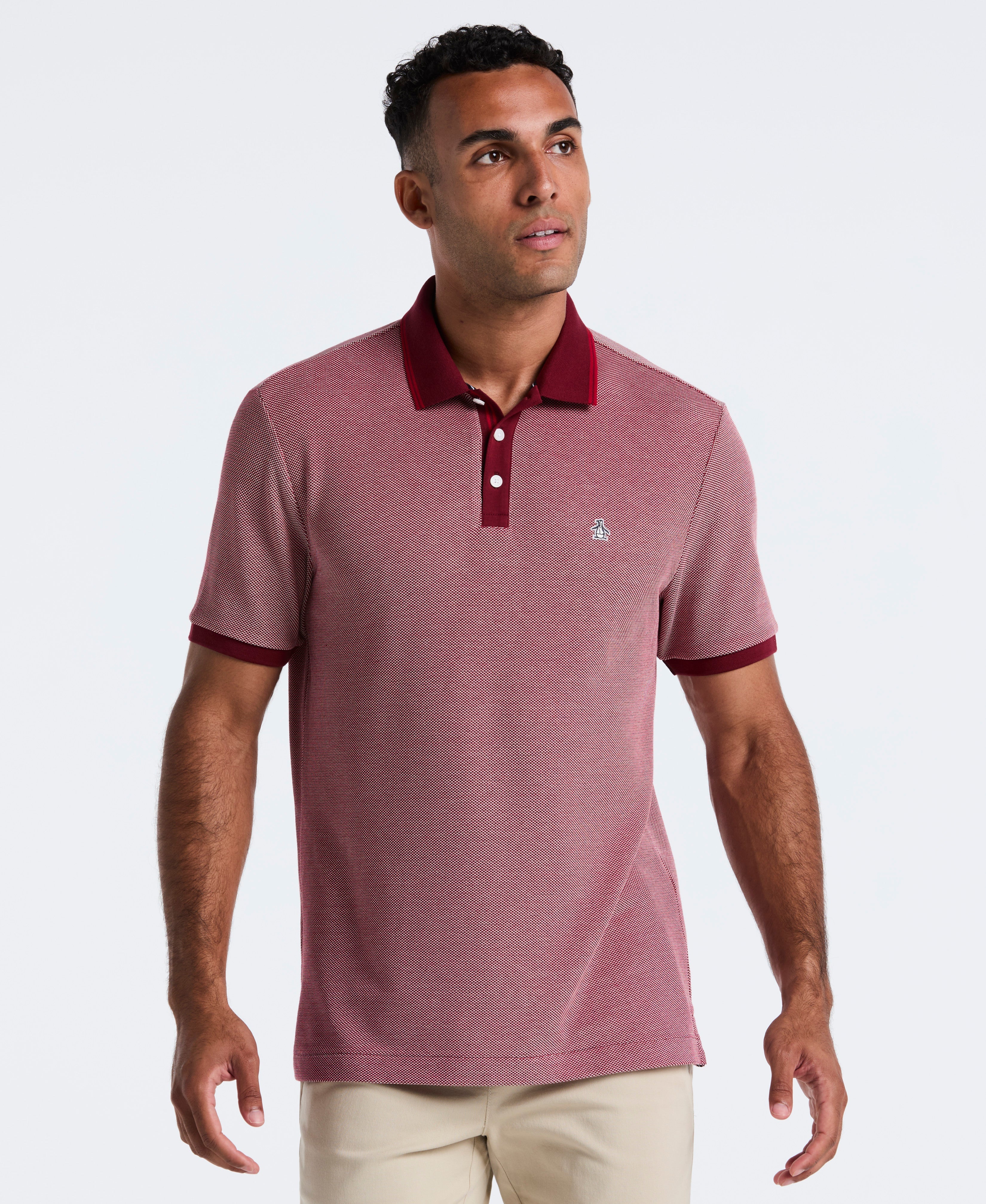 Cotton Tricolor Pique Polo