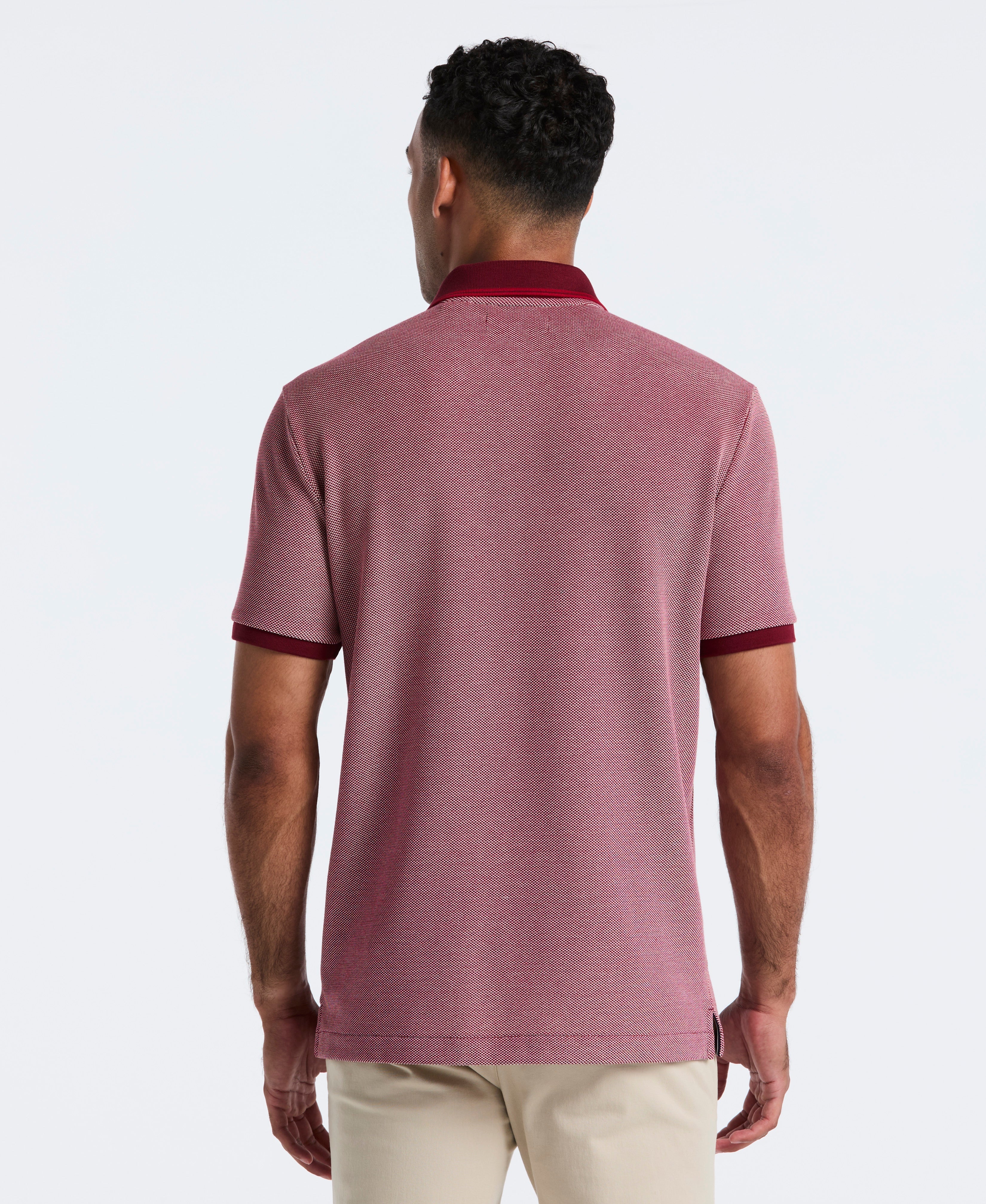 Cotton Tricolor Pique Polo