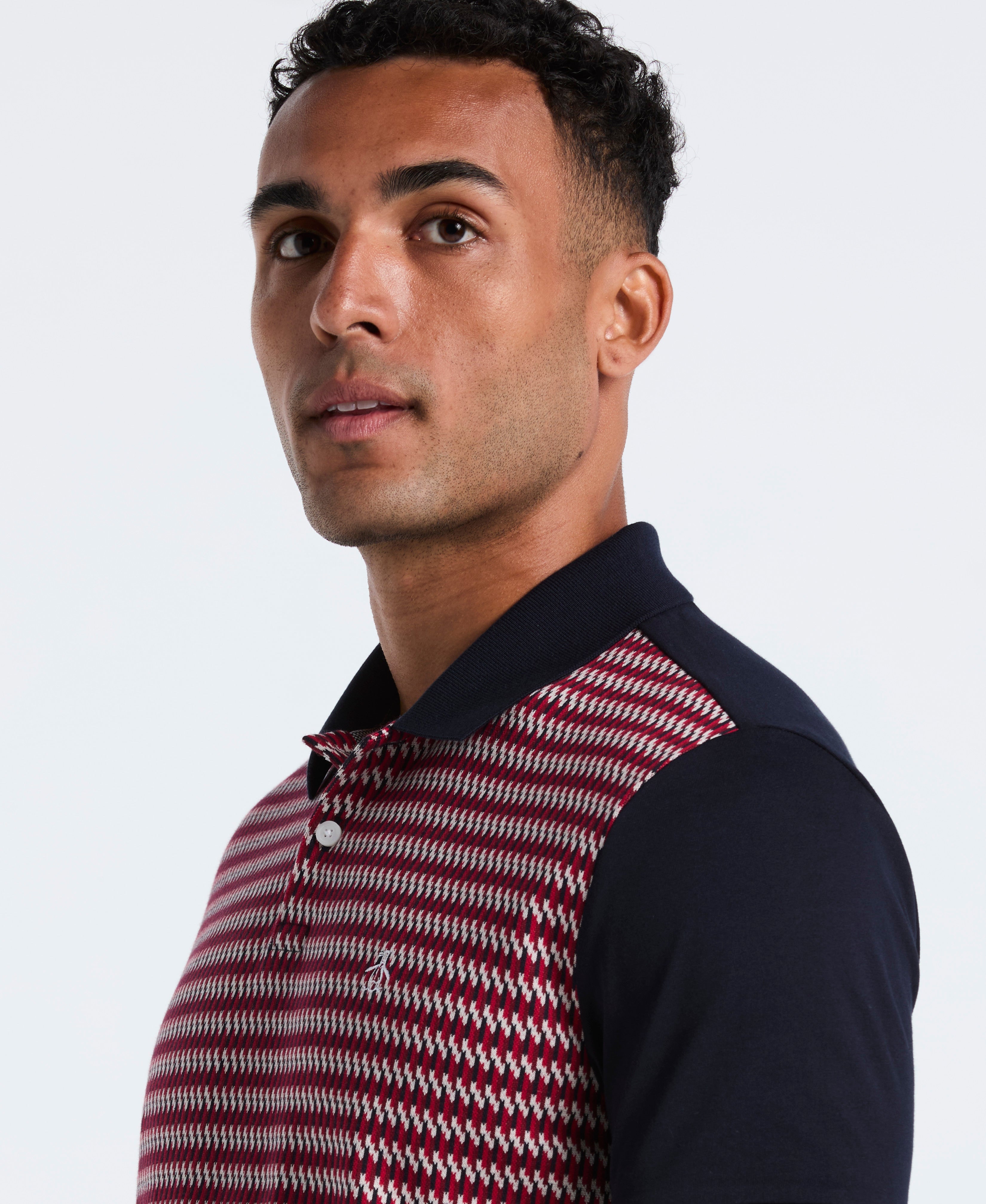 Cotton Zig Zag Polo