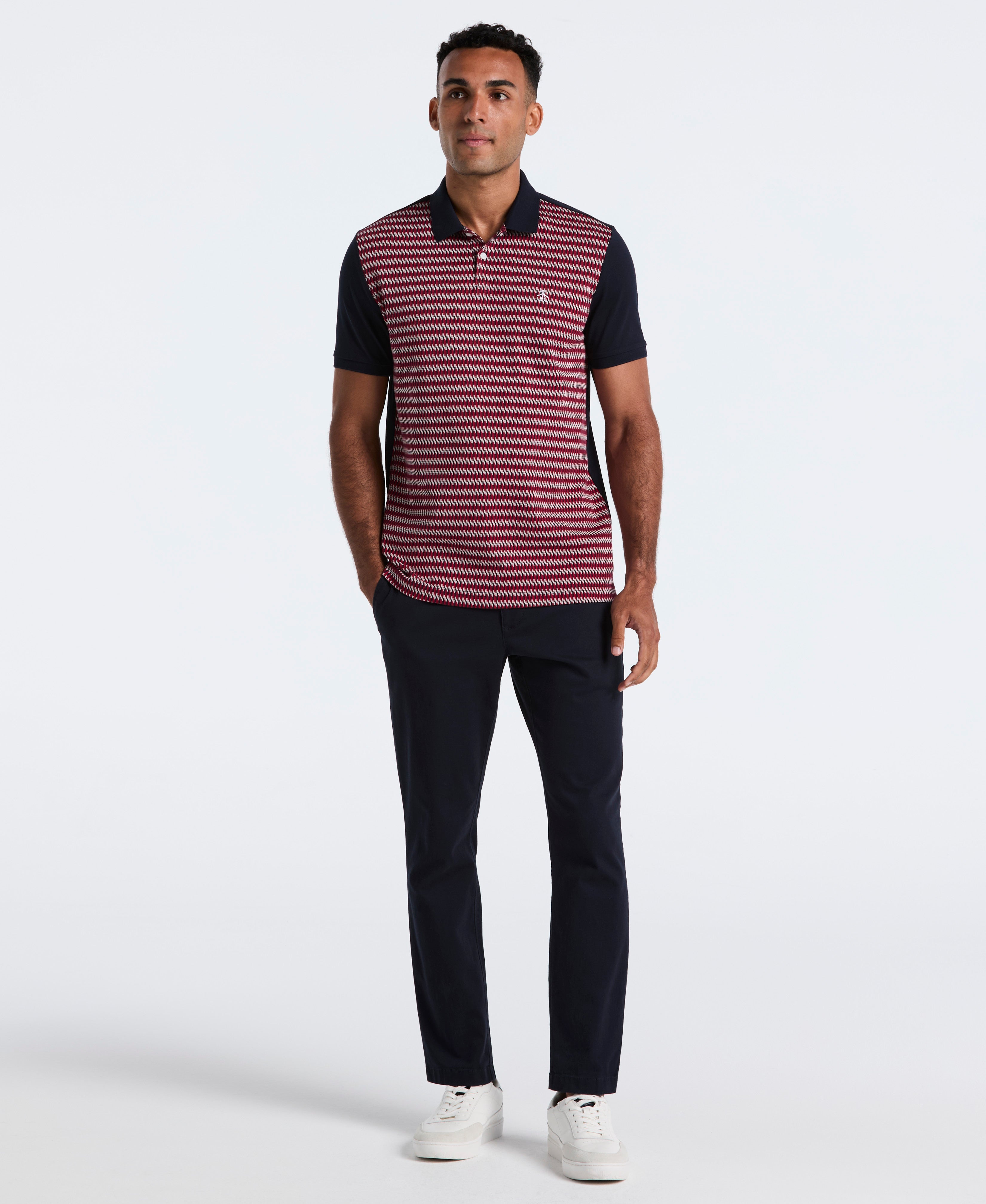 Cotton Zig Zag Polo