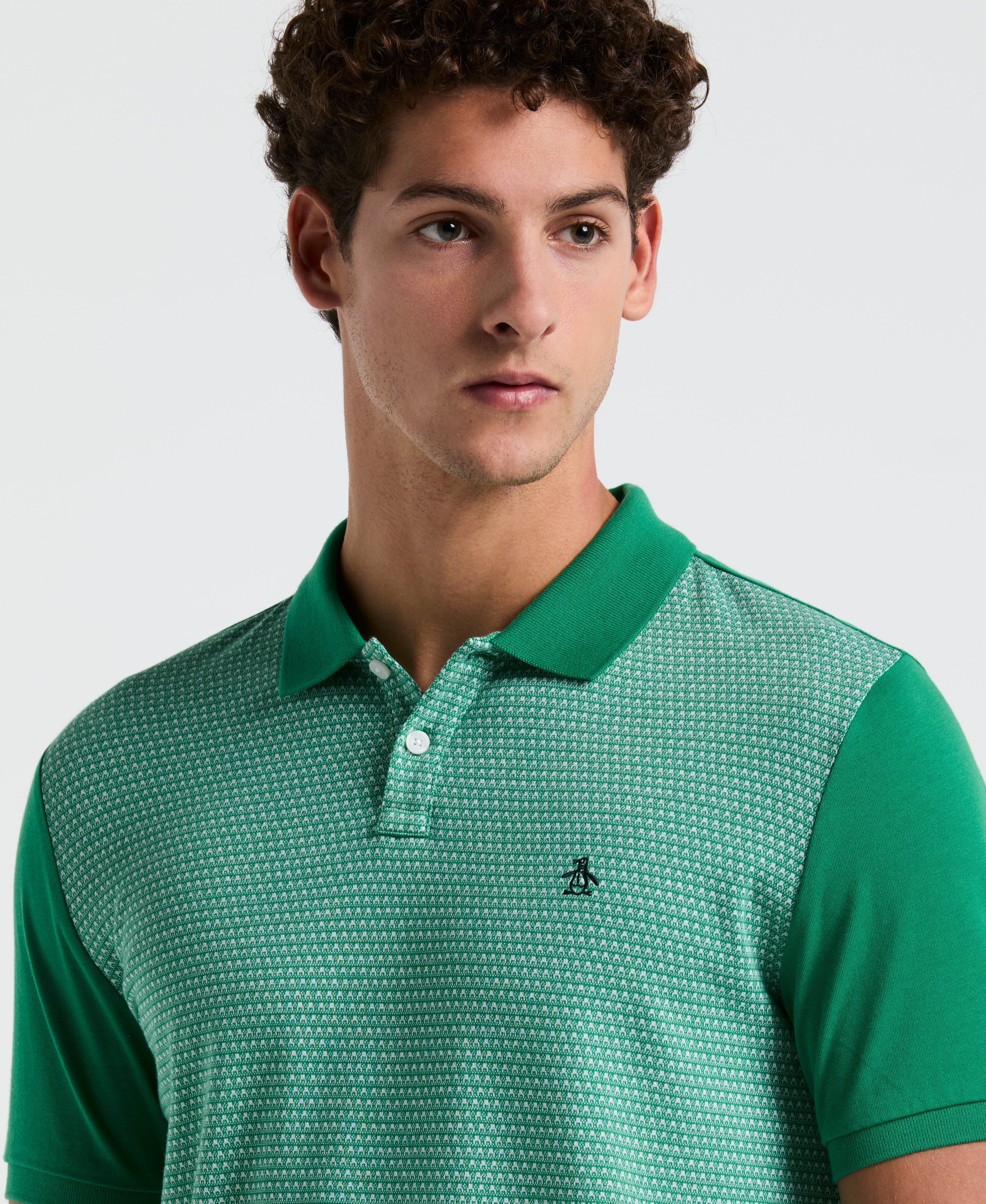Jacquard Mini Geo Jersey Polo