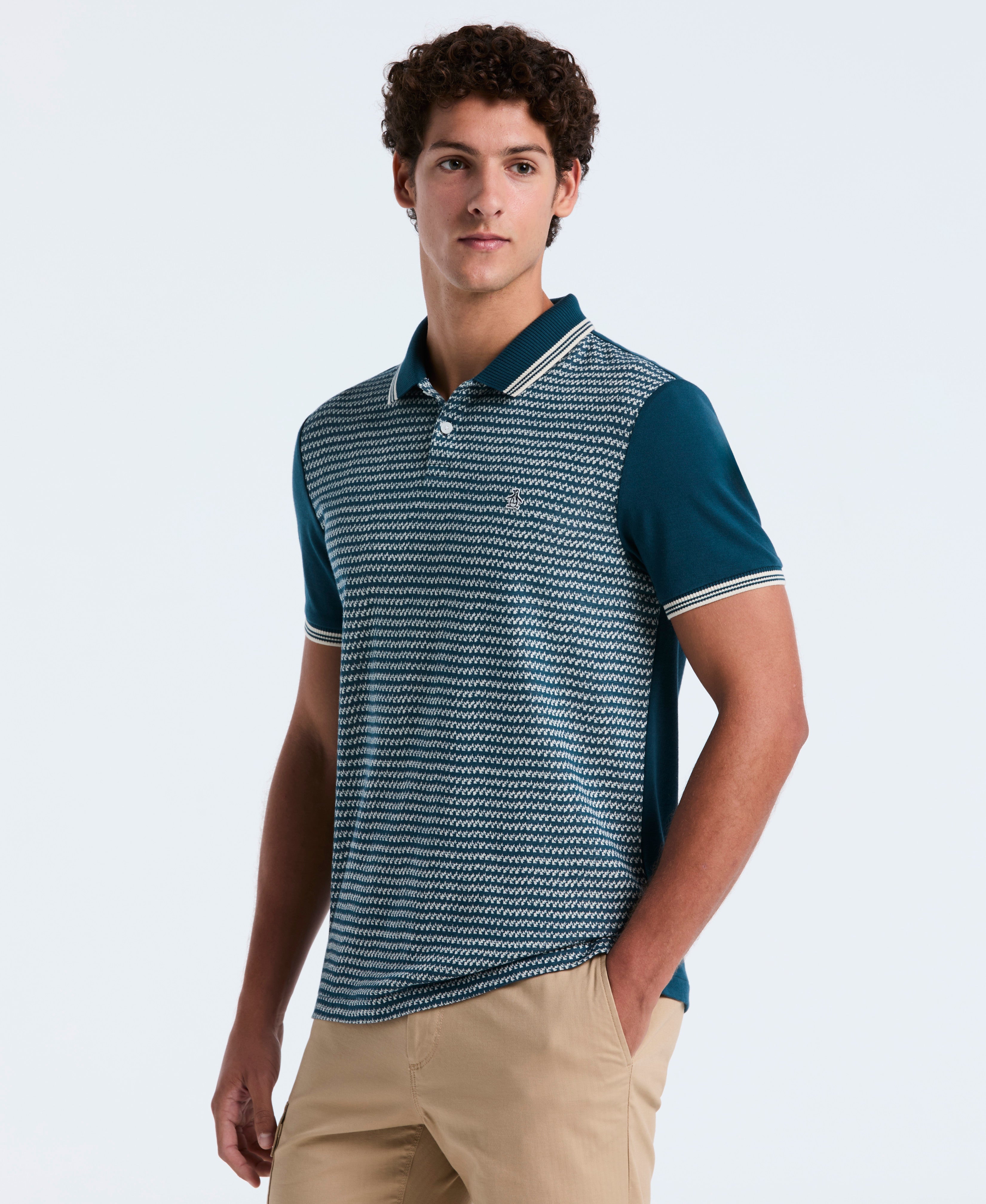 Mini Striped Jacquard Polo