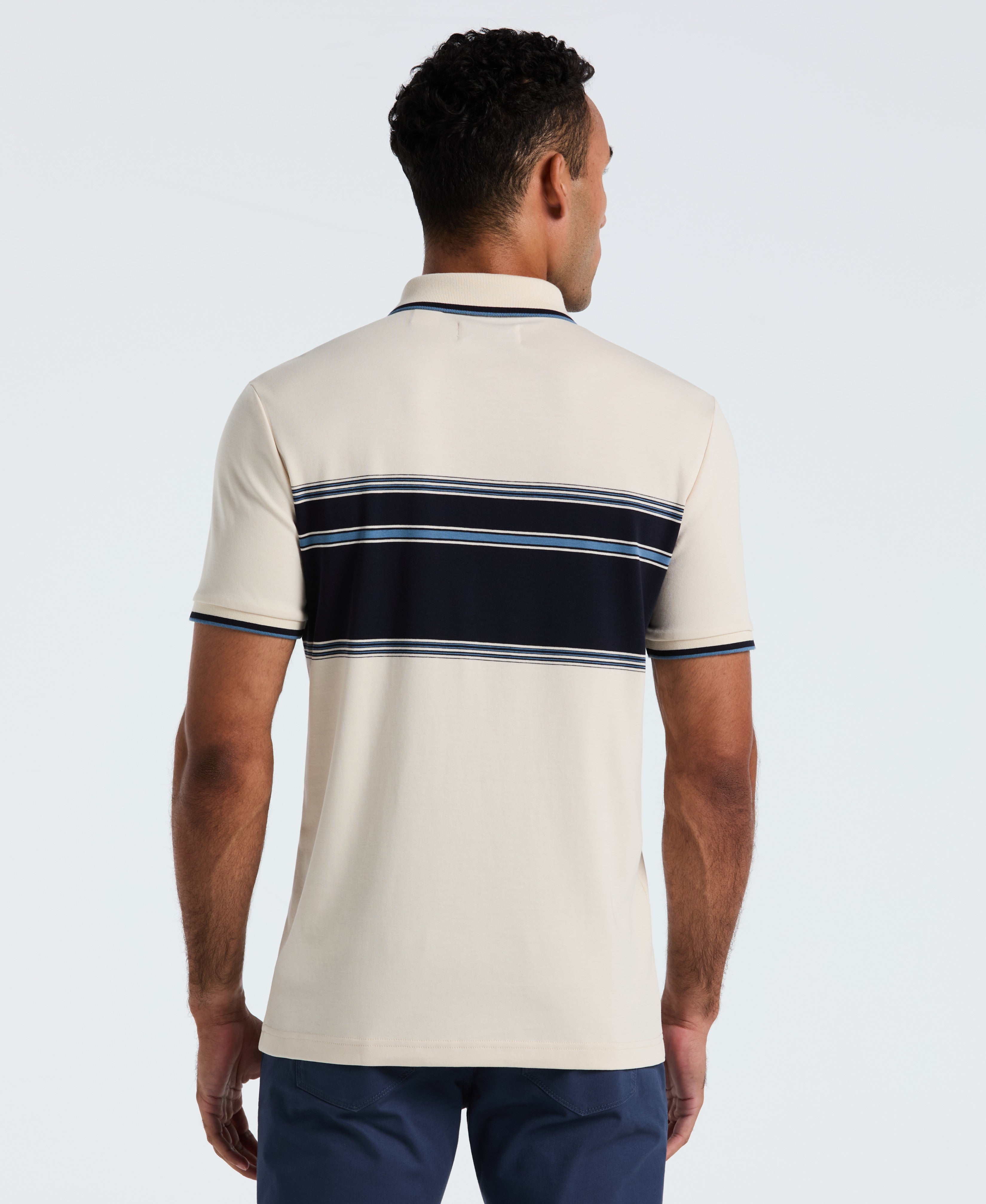 Organic Cotton Stripe Polo
