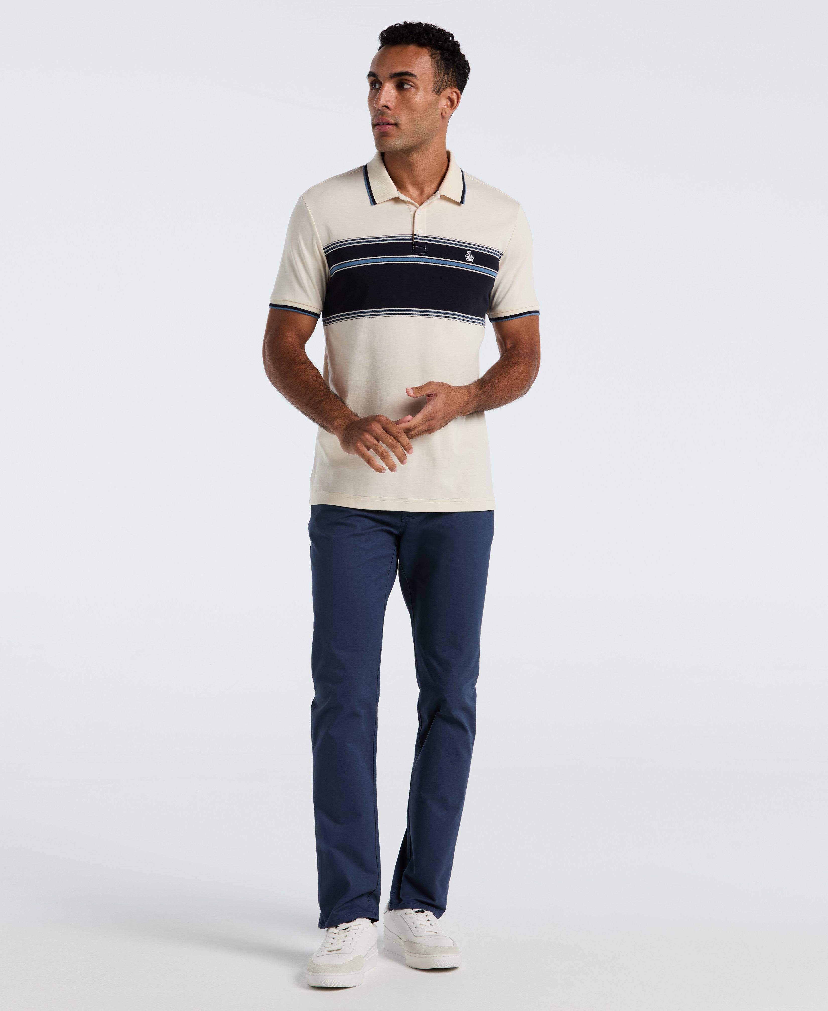 Organic Cotton Stripe Polo