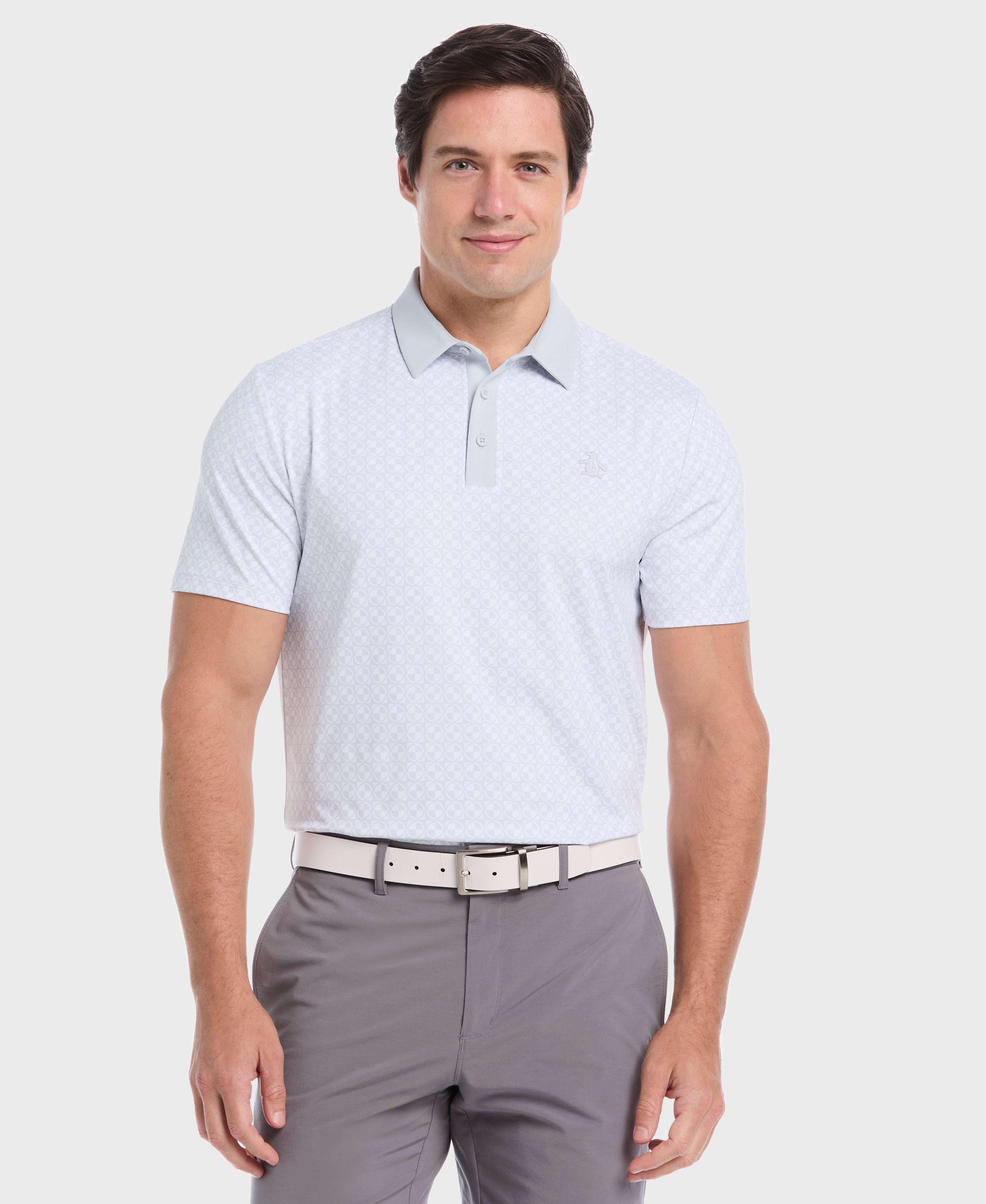 Pete's Geo Color Block Golf Polo