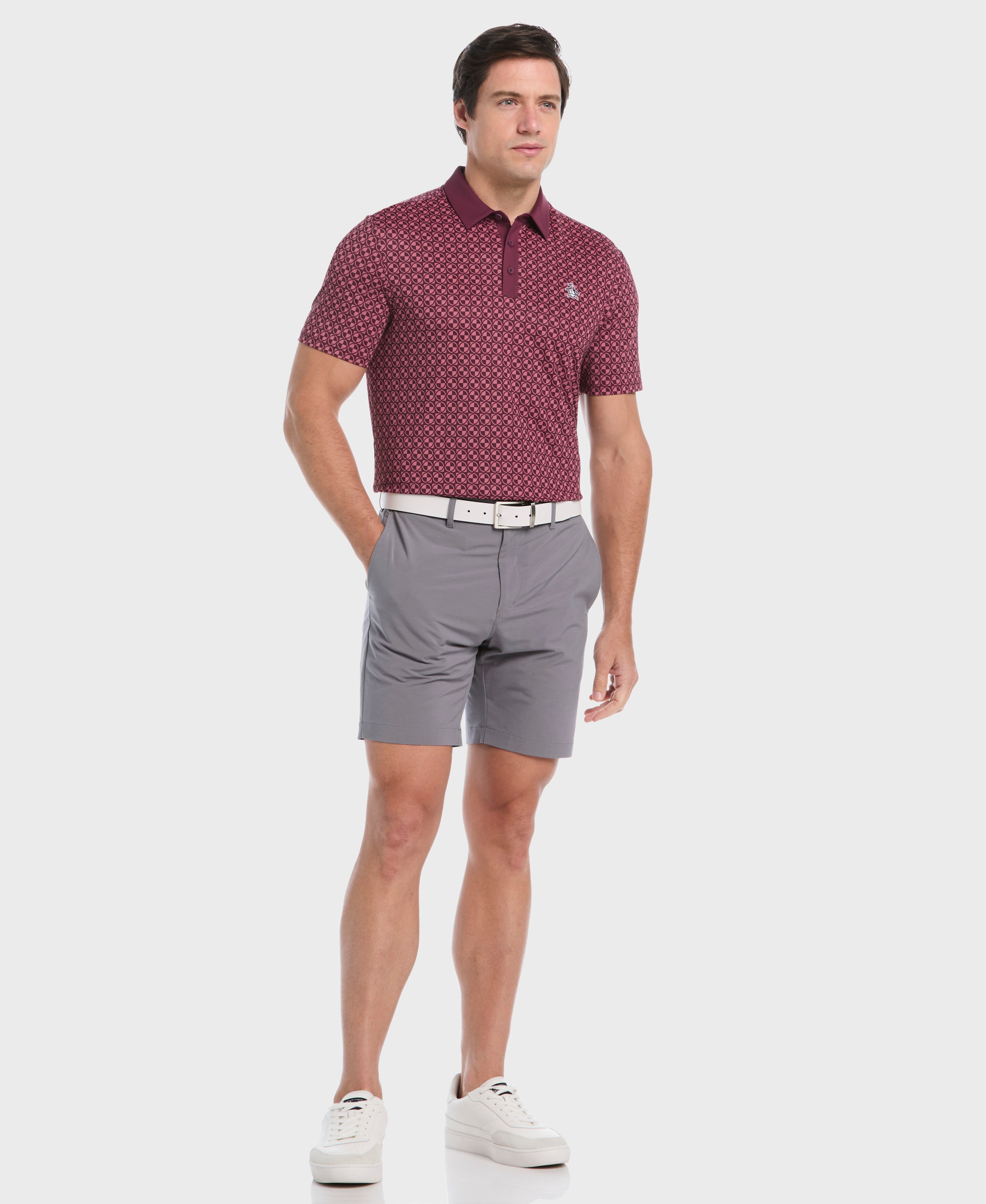 Pete's Geo Color Block Golf Polo